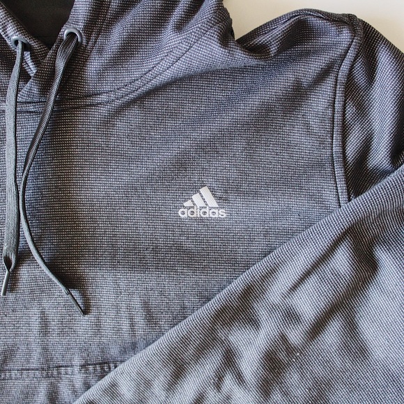 Adidas Hoodie. Gray - Picture 3 of 4